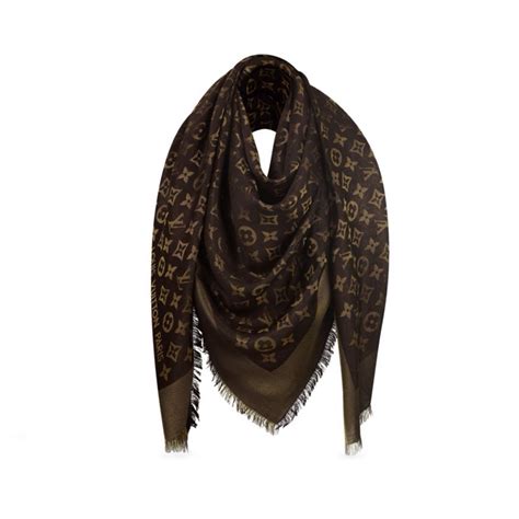 louis vuitton monogram classic scarf|louis vuitton monogram shawl.